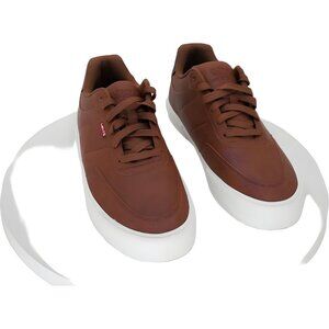 Levi's Carson Lace-Up Casual Sneakers Dark Khaki Men's Low Top 10.5M